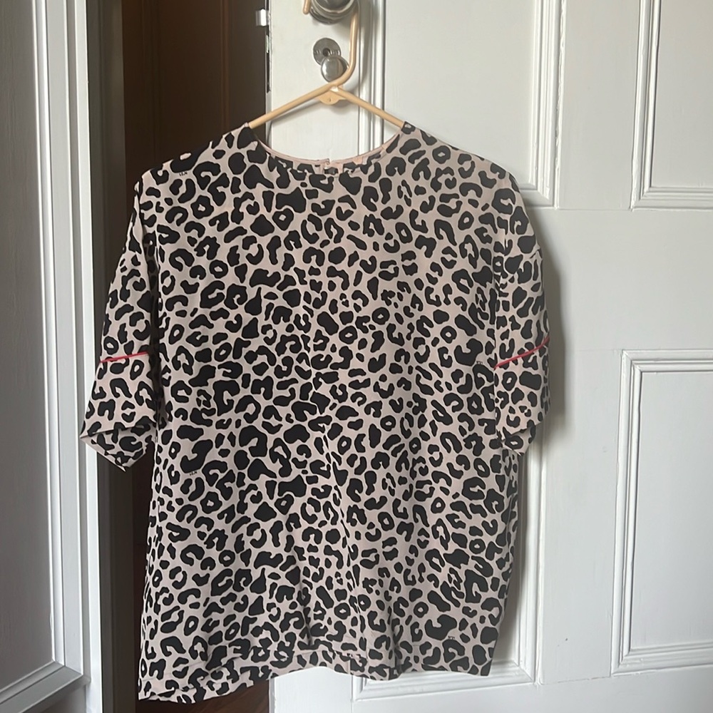 No 21 Silk Short Sleeve Blouse